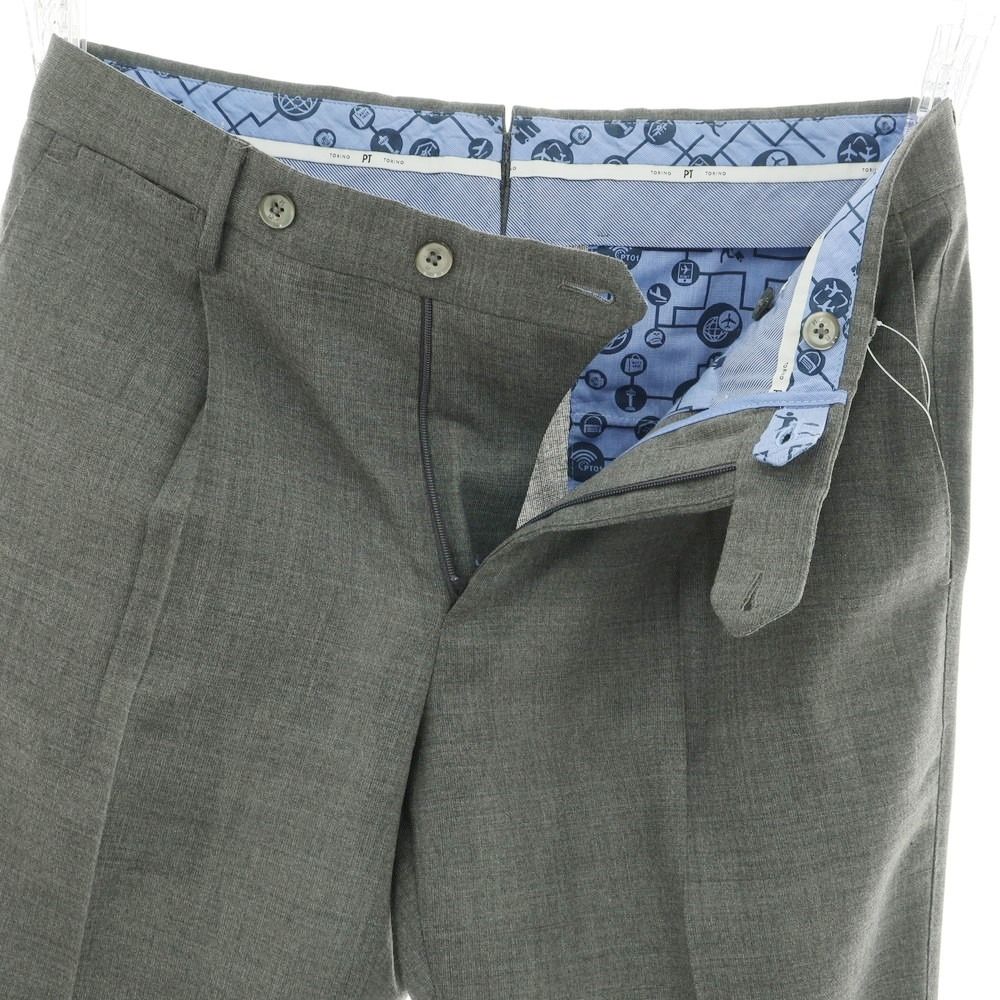 PT TORINO ウール スラックス ミディアムグレー 楽天市場】ピーティー