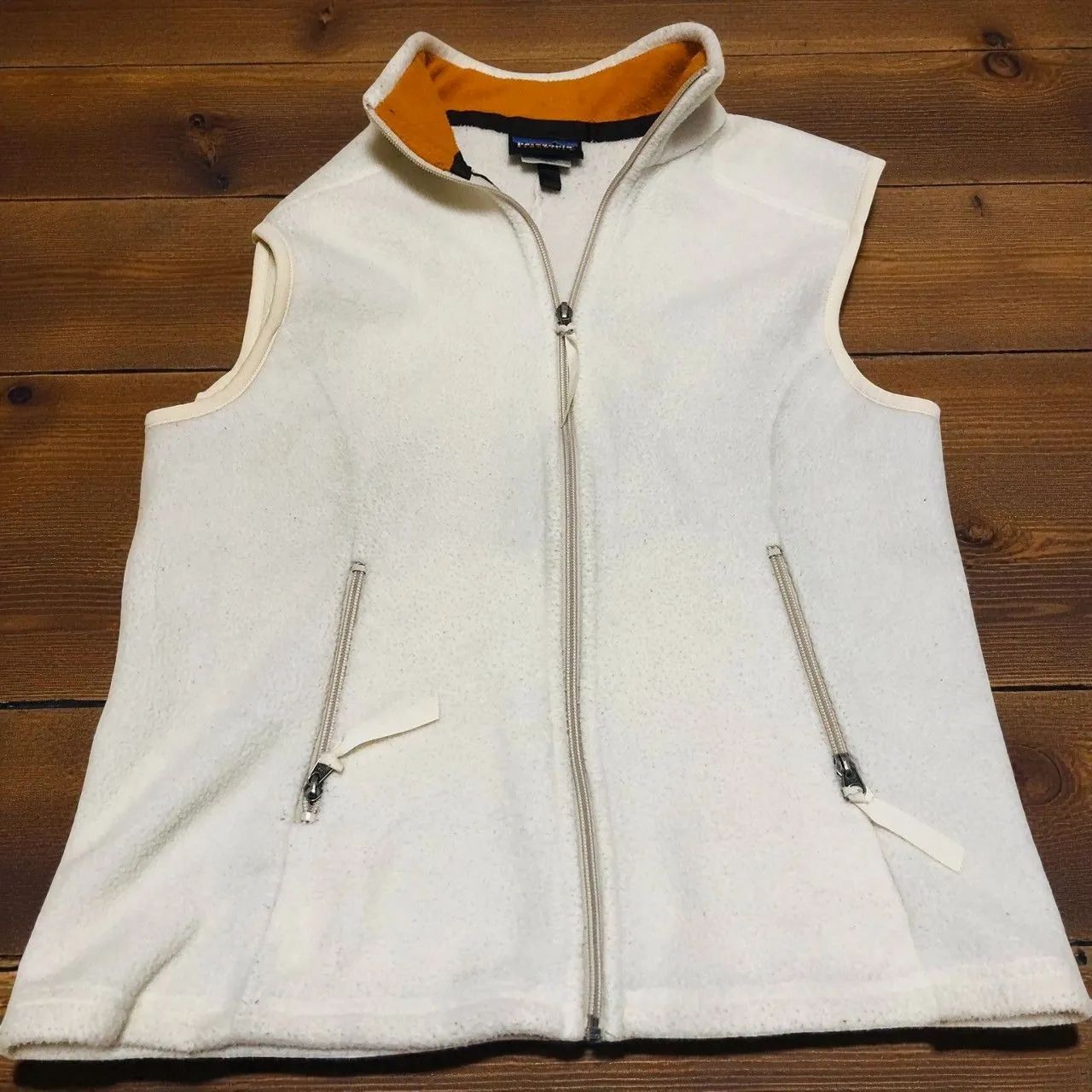 patagonia フリースベスト Mサイズ アイボリー 新品同様 【公式通販】