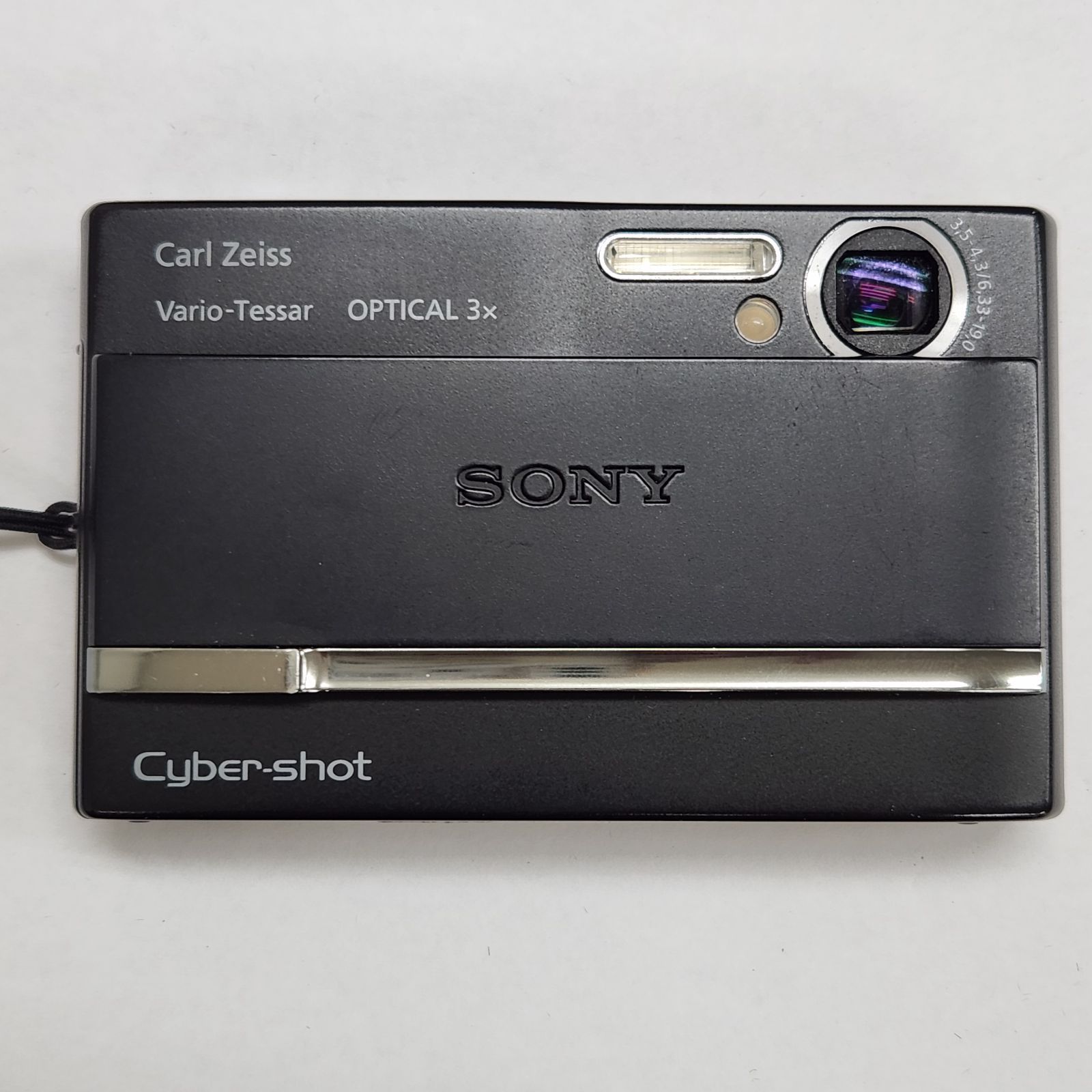 ジャンク】美品 SONY Cyber-shot Super Steady-Shot DSC-T9 ブラック 