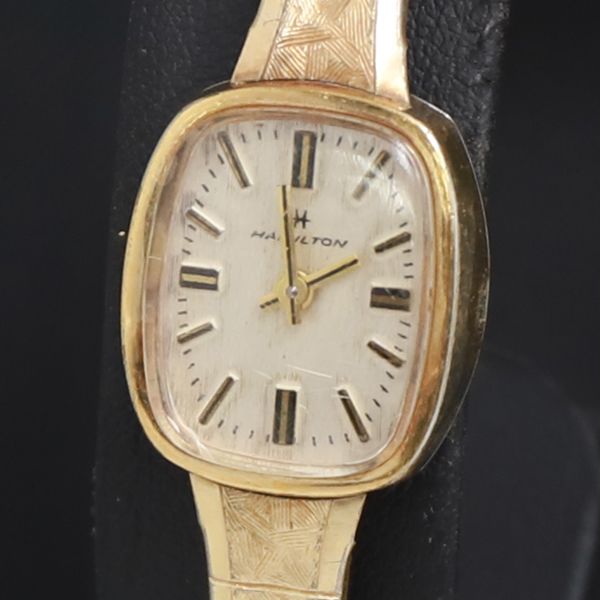 QZ ハミルトン 843476 シルバー文字盤 レディース腕時計 2000000
