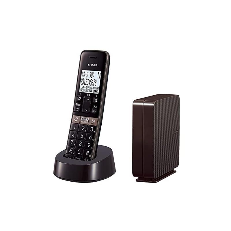 シャープ JD-SF2CL-T デジタルコードレス電話機 子機1台タイプ ブラウン系 0