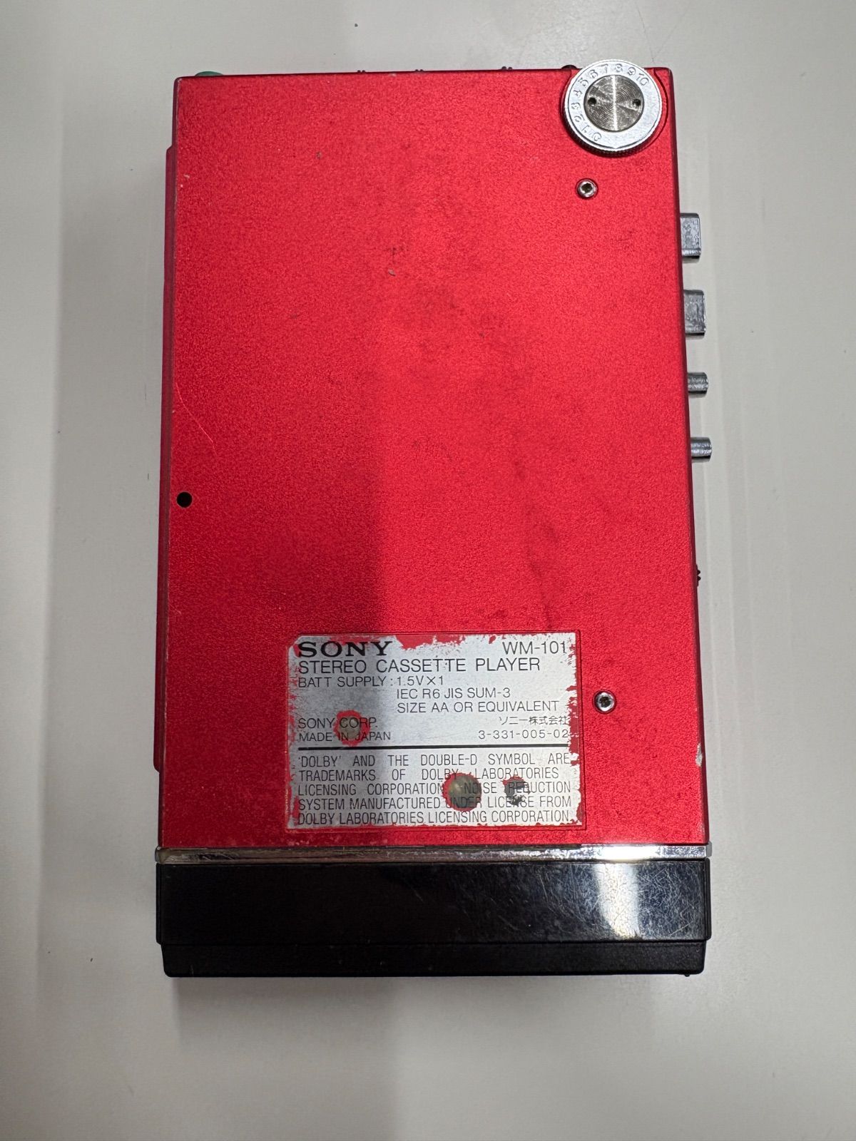 sony walkman ウォークマン カセットプレイヤー wm-101