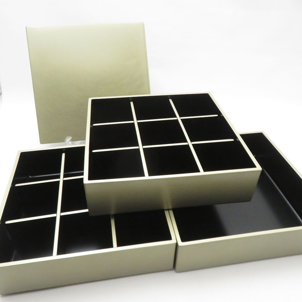 越前漆器 三段重箱