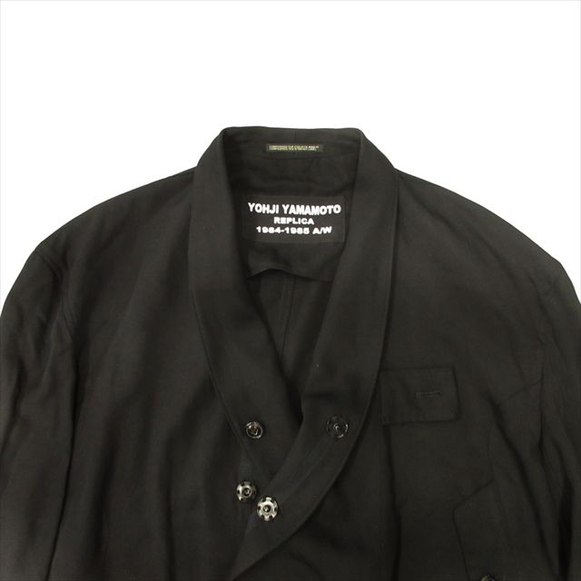 美品 17ss ヨウジヤマモトプールオム スナップボタン テーラード ジャケット 美品 17ss ヨウジヤマモトプールオム YOHJI YAMAMOTO POUR HOMME 1984