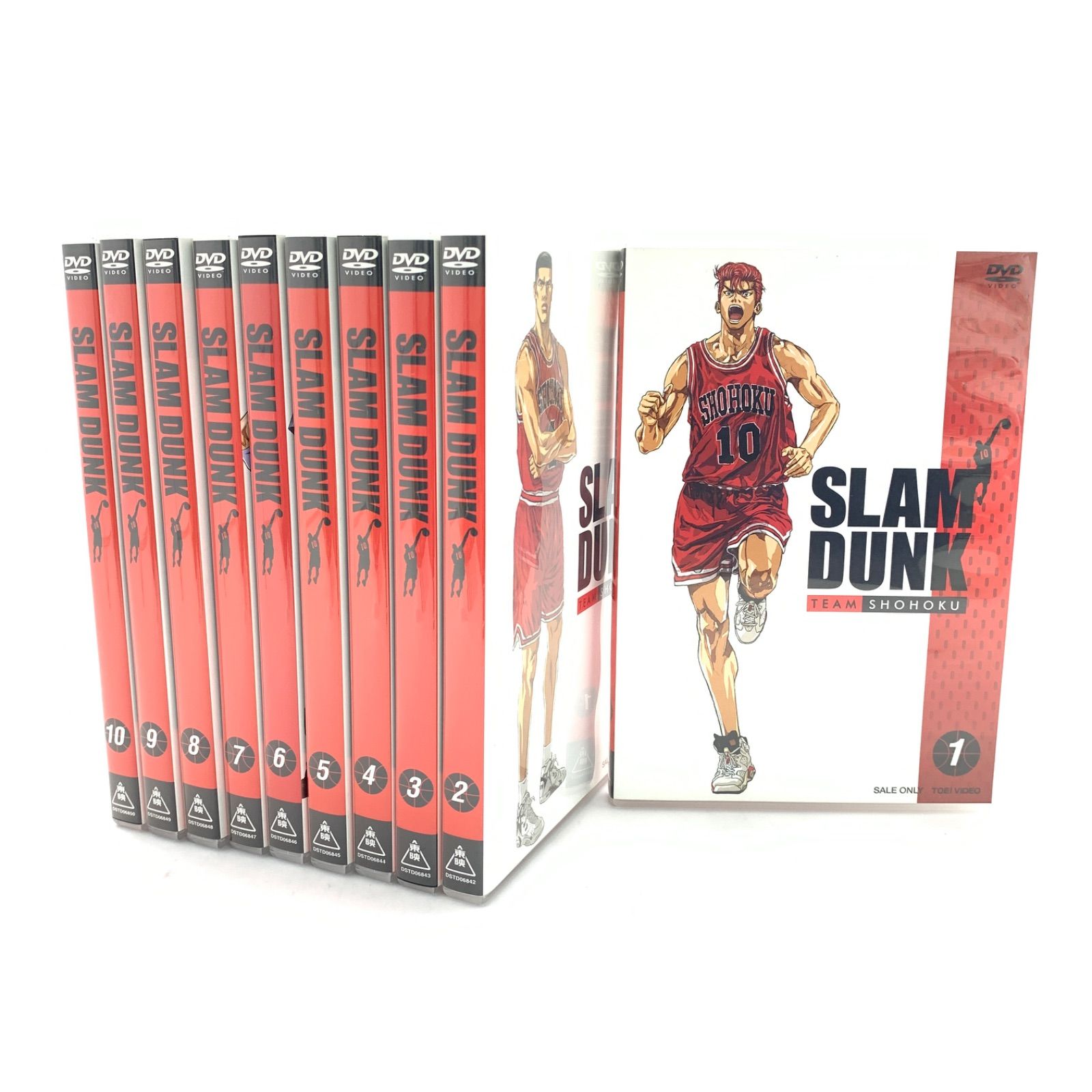 新品ケース交換済 TVアニメ スラムダンク SLAM DUNK DVD全17巻