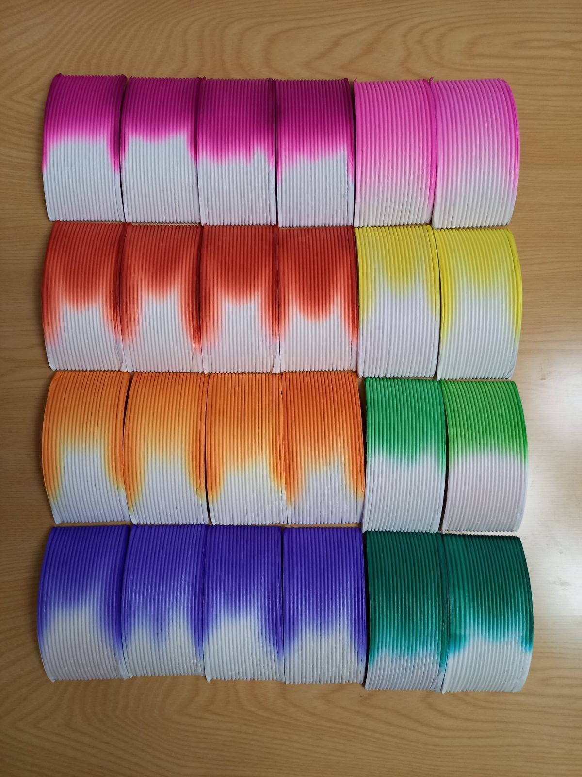 蓮の花の紙12    8色　24個