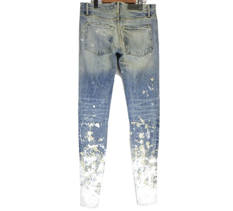 希少✨Fear of God ブリーチスキニーデニムパンツ エージング加工 希少✨Fear of God ブリーチスキニーデニムパンツ エージング加工 希少