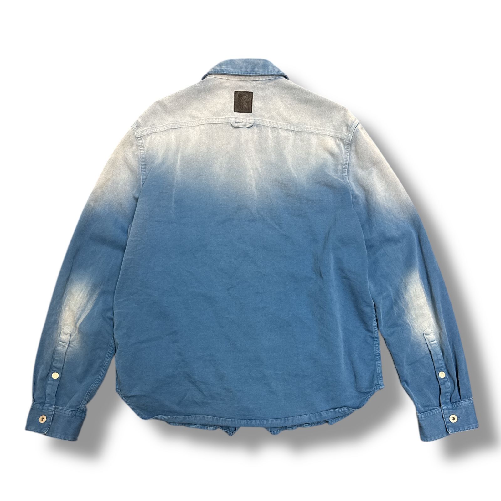 LOEWE 22SS ロエベ 国内正規 34 デニムロゴシャツ　ジャケット LOEWE 22SS ロエベ 国内正規 34 デニムロゴシャツジャケット