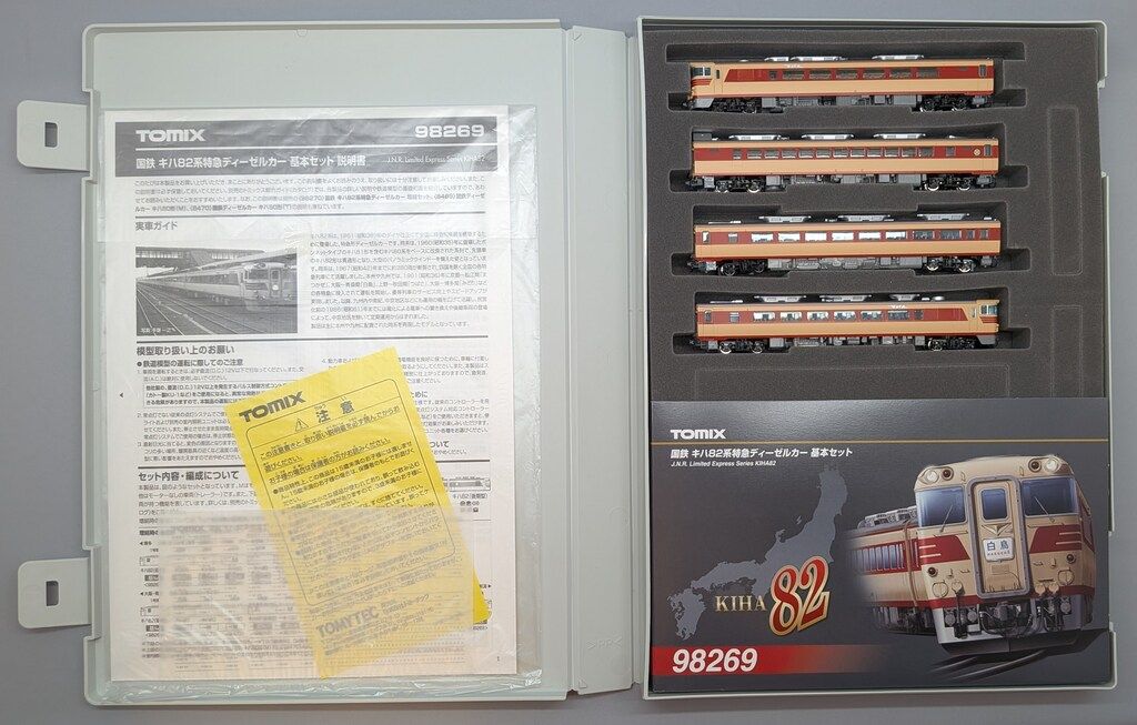 TOMIX Nゲージ 国鉄 キハ82系 特急ディーゼルカー 基本セット 基本 4両セット