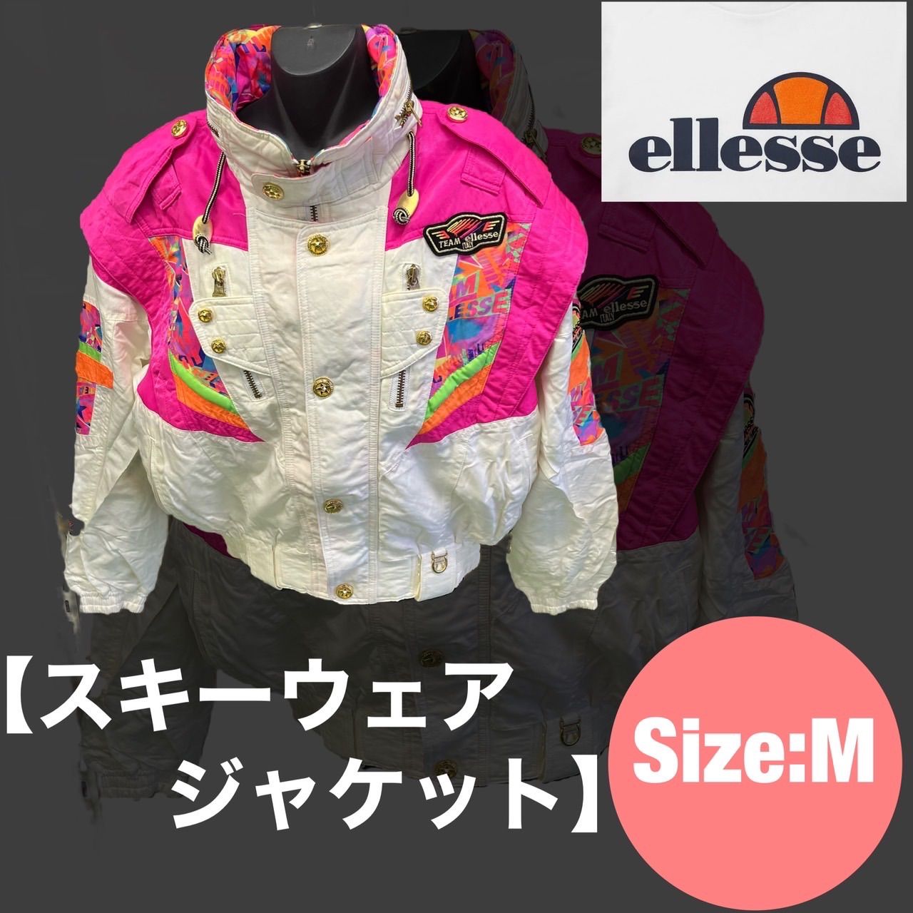 2022年新作入荷 ellesseスキー スノボ M レディース ウェア ウエア