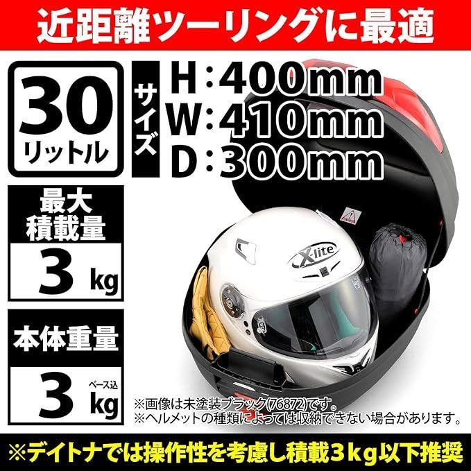 GIVI(ジビ) バイク用 リアボックス モノロック 30L E300N2G730 シルバー塗装 レッドレンズ 76881 - メルカリ