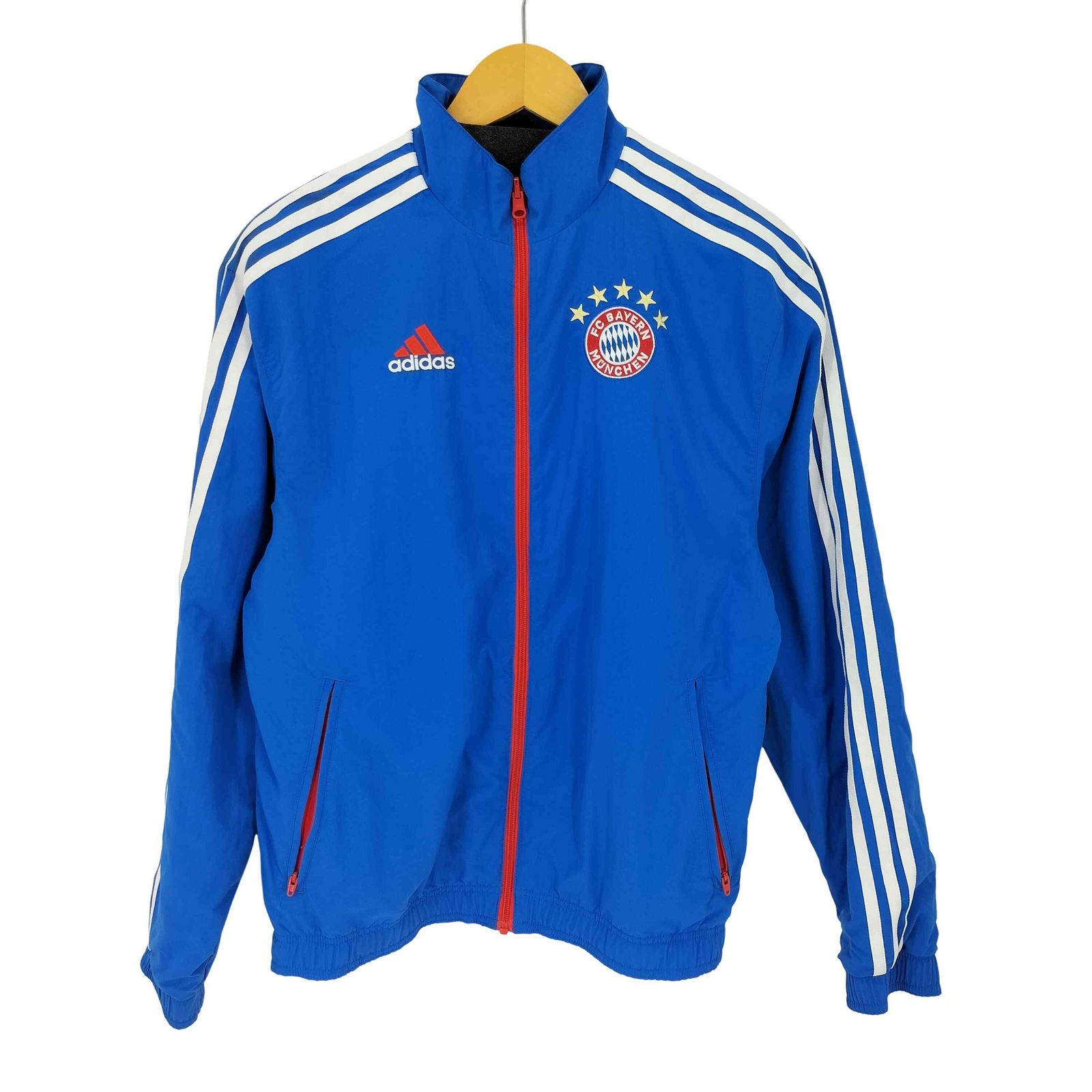 アディダス adidas チームロゴ アンセムジャケット リバーシブル メンズ import：M 