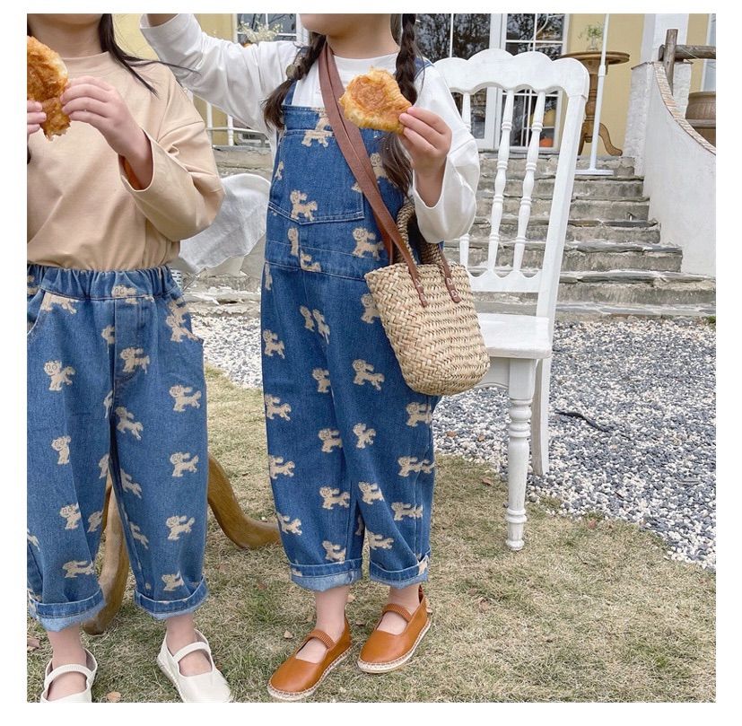 海外子供服 プードルデニムパンツ - メルカリ
