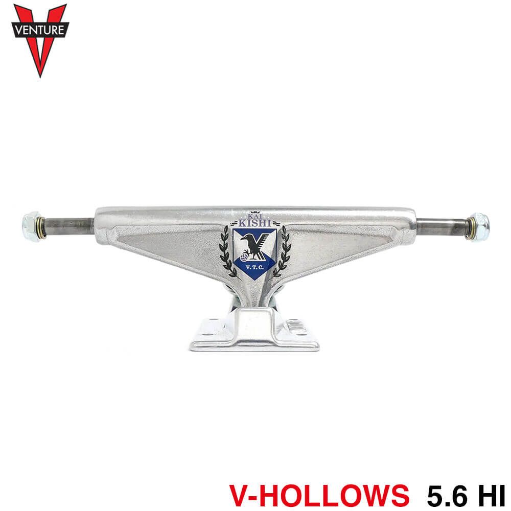 VENTURE TRUCK ベンチャー トラック V-HOLLOWS KAI KISHI 5.6 HI シルバー スケートボード スケボー