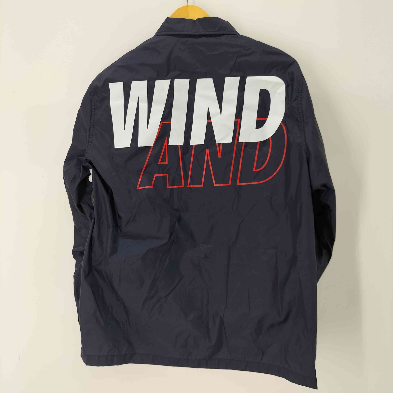 WIND AND SEA ウィンダンシー　コーチジャケット ウィンダンシー WIND AND SEA 初期ロゴ コーチジャケット メンズ