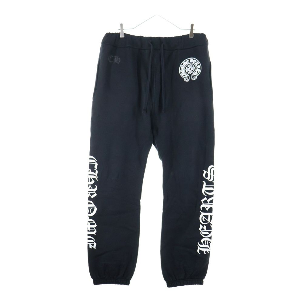 CHROME HEARTS クロムハーツ HORSESHOE SWEAT PANTS ホースシュープリント スウェットパンツ ブラック