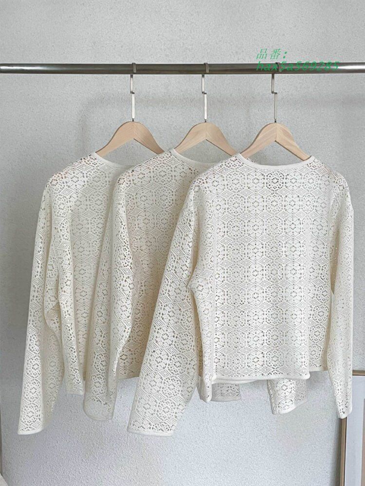  カーディガン レディース 韓国 レース アウター 長袖 ノーボレロ フェミニン エレ ショート丈 おしゃれ ジャケット hax 5 a 569285 半袖 カーディガン ボレロ アンサンブル