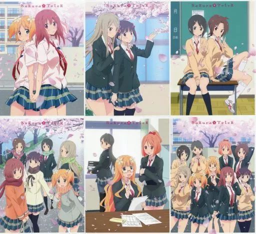 中古アニメBlu-ray Disc 桜Trick 初回生産版 全6巻セット 送料無料 桜 