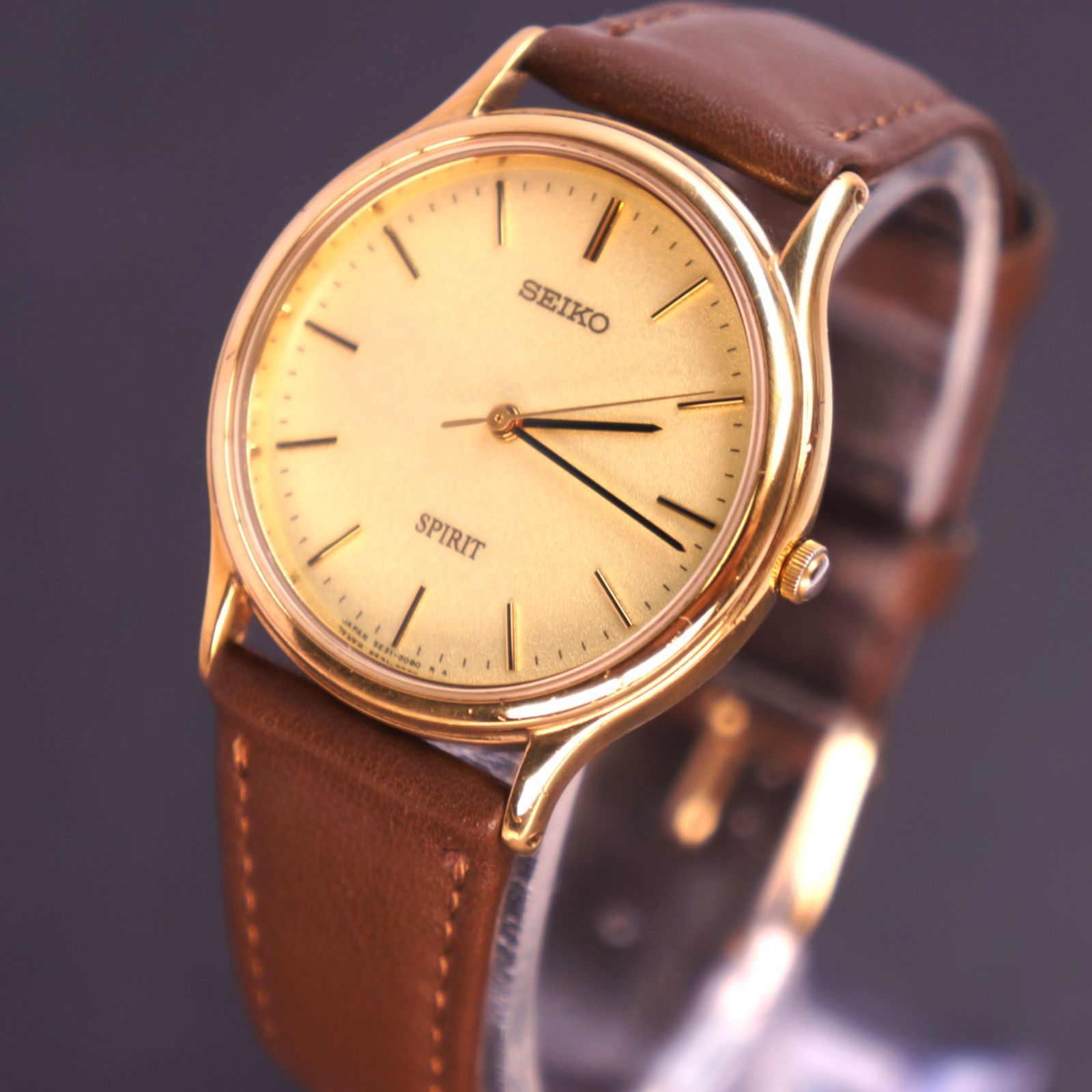SEIKO SPIRIT メンズ 電池ベルト交換済み可動品I-96 稼働品】SEIKO SPIRIT メンズ腕時計 電池、ベルト交換済 - メルカリ