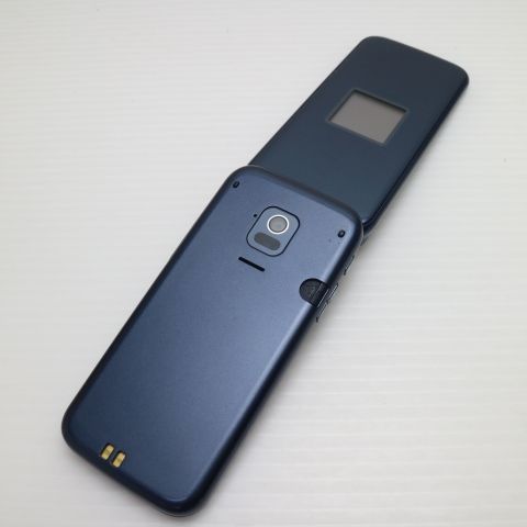 docomo ドコモ らくらくホン F-01M ネイビー 折りたたみ式携帯電話 ムスビー｜docomo らくらくホン F-01M ネイビー ガラホ