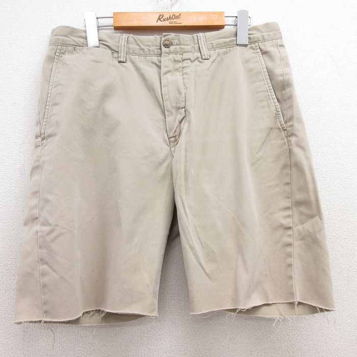 ラルフローレン　5.5インチ　ショーツ　ベージュ 90s Polo Ralph Lauren Cotton Chino Easy Shorts ベージュ L