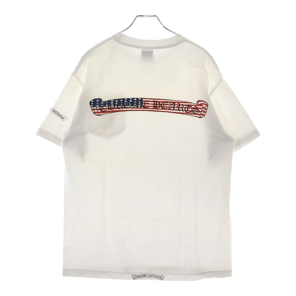 CHROME HEARTS アメリカンフラッグ Tシャツ 美品 CHROME HEARTS クロムハーツ OLD AMERICAN FLAG TEE オールド