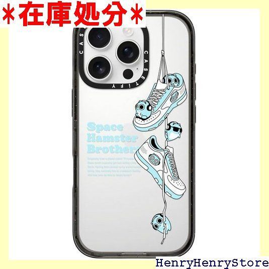 CASETiFY インパクト iPhone 16 Pro ケース スリム | 2.5mの落下試験をクリア MIL規格4倍相当 | ワイヤレス充電に対応 - SHOES - クリア ブラック 1954