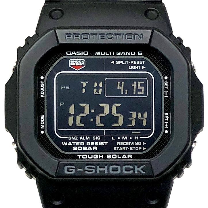 G-SHOCK ジーショック GW-M5610U-1B 電波ソーラー 反転液晶 マルチ  
