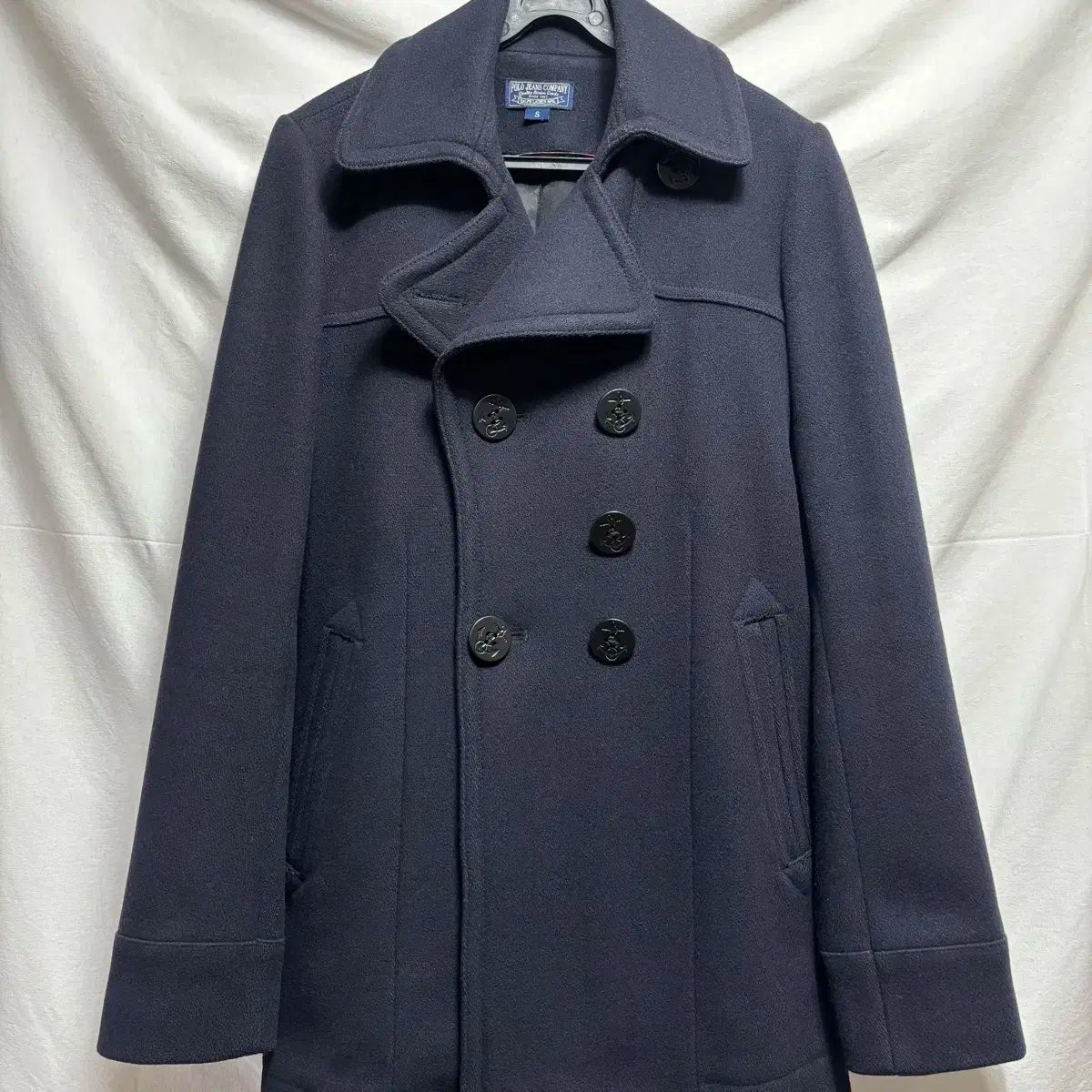 POLO RALPH LAUREN ポロラルフローレン 海軍 ピーコート