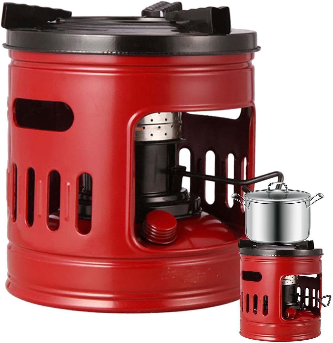 キャンプ ストーブ CAMP キャンピング ヒーター レッド 石油 灯油 新品 キャンプ ストーブ CAMP キャンピング ヒーター レッド