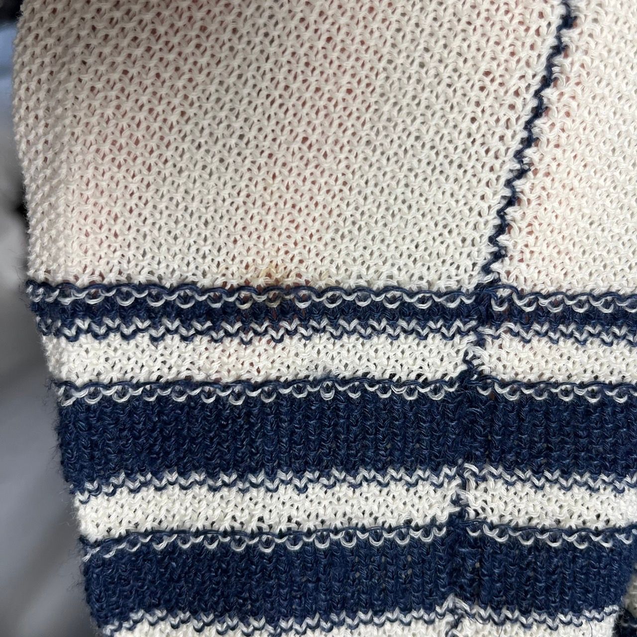 Maison Margiela メゾンマルジェラ 22SS KNIT SWEATER OFF WHITE リネン混クルーネックニット  S50HA1047 - メルカリ