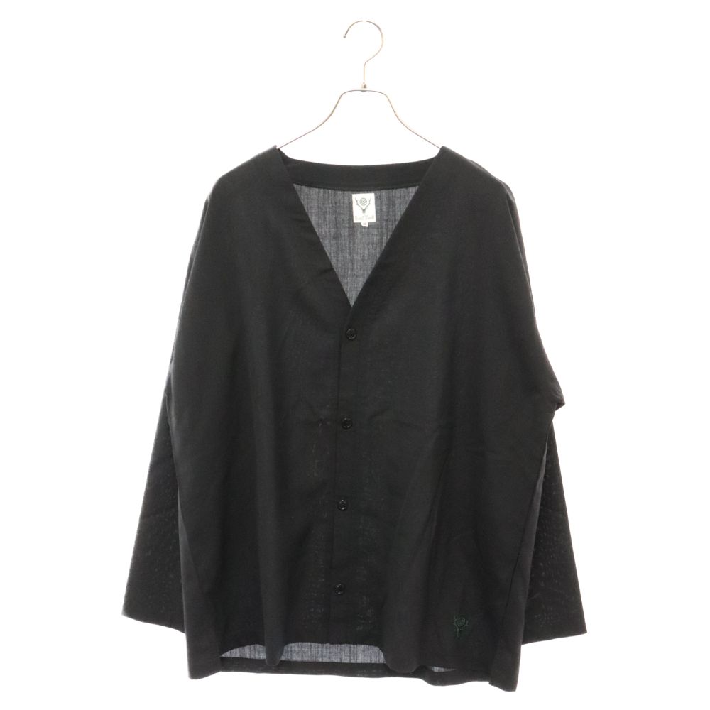 SOUTH2 WEST8 (サウス2ウエスト8) 23SS V Neck Cardigan Vネック ロゴ
