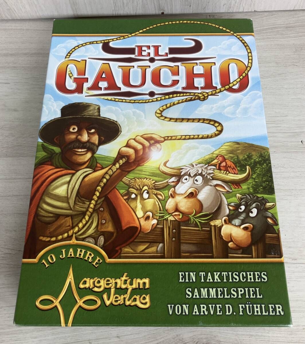 【驚きの破格値，得価】 EL GAUCHO エル・ガウチョ【ドイツ語版／日本語訳解説書付き】 ボードゲーム その他