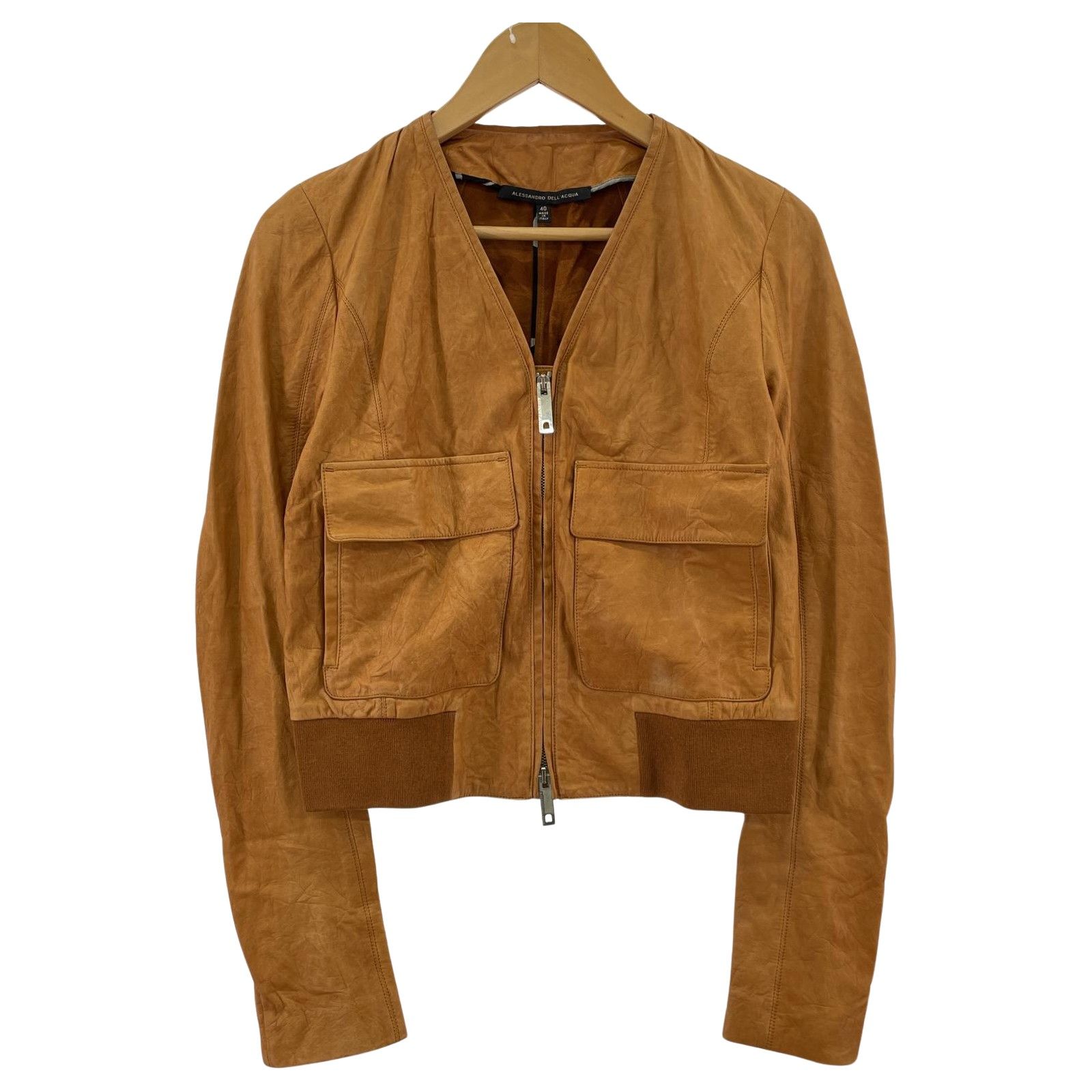 alessandro dell'acqua レザージャケット 00s ALESSANDRO DELL'ACQUAアレッサンドロ デラクア レザージャケット