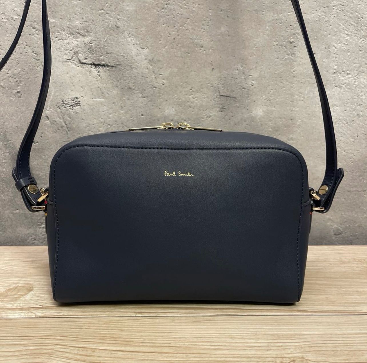 ほぼ未使用！✨Paul Smith ポールスミス ショルダーバッグ ネイビー 美