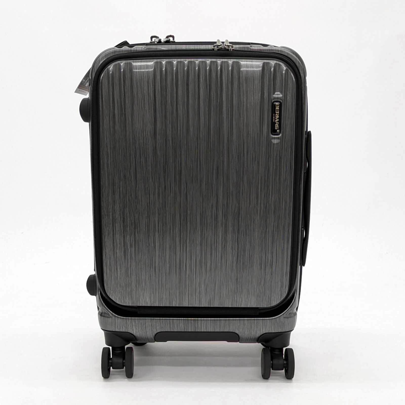 アウトレット品 ♥ バーマス公式直営 BERMAS バーマス INTER CITY フロントオープンキャリー48c スーツケース トラベル 旅行 35L TSロック ダイヤルロック 4輪 USBポート 静音 HINOMOTO製ストッパー付きキャスター