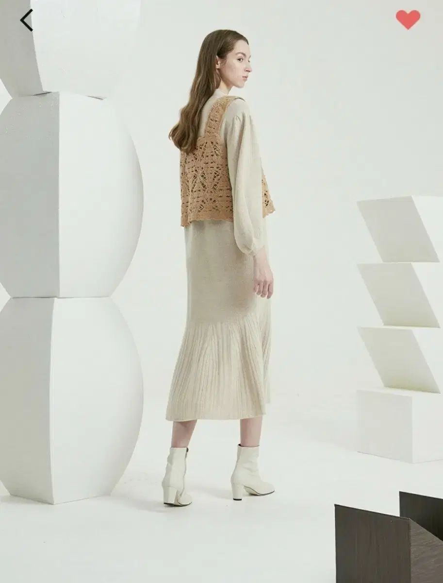 タイム ニット ドレス クロシェ トップス