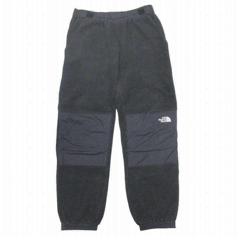 美品 18AW ザノースフェイス THE NORTH FACE DENALI SLOIP-ON PANTS デナリ スリップオン フリース パンツ  ボトムス ゴムウエスト アウトドア NB81836 サイズXL 黒 ブラック メンズ/8