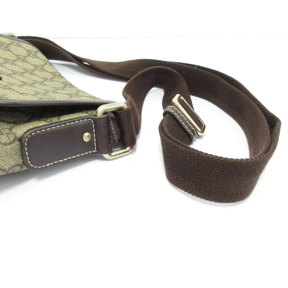 美品 GUCCI グッチ GGスプリーム ショルダーバッグ 223666 ベージュ