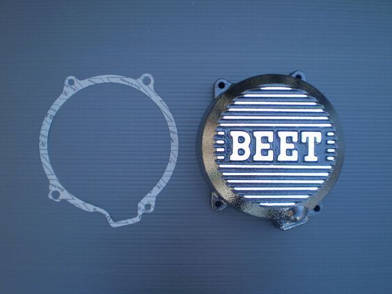 BEET（ビート）ジェネレーターカバー　ブラック+ガスケット　ゼファー400 ゼファーχ Z400FX Z400GP GPZ400F