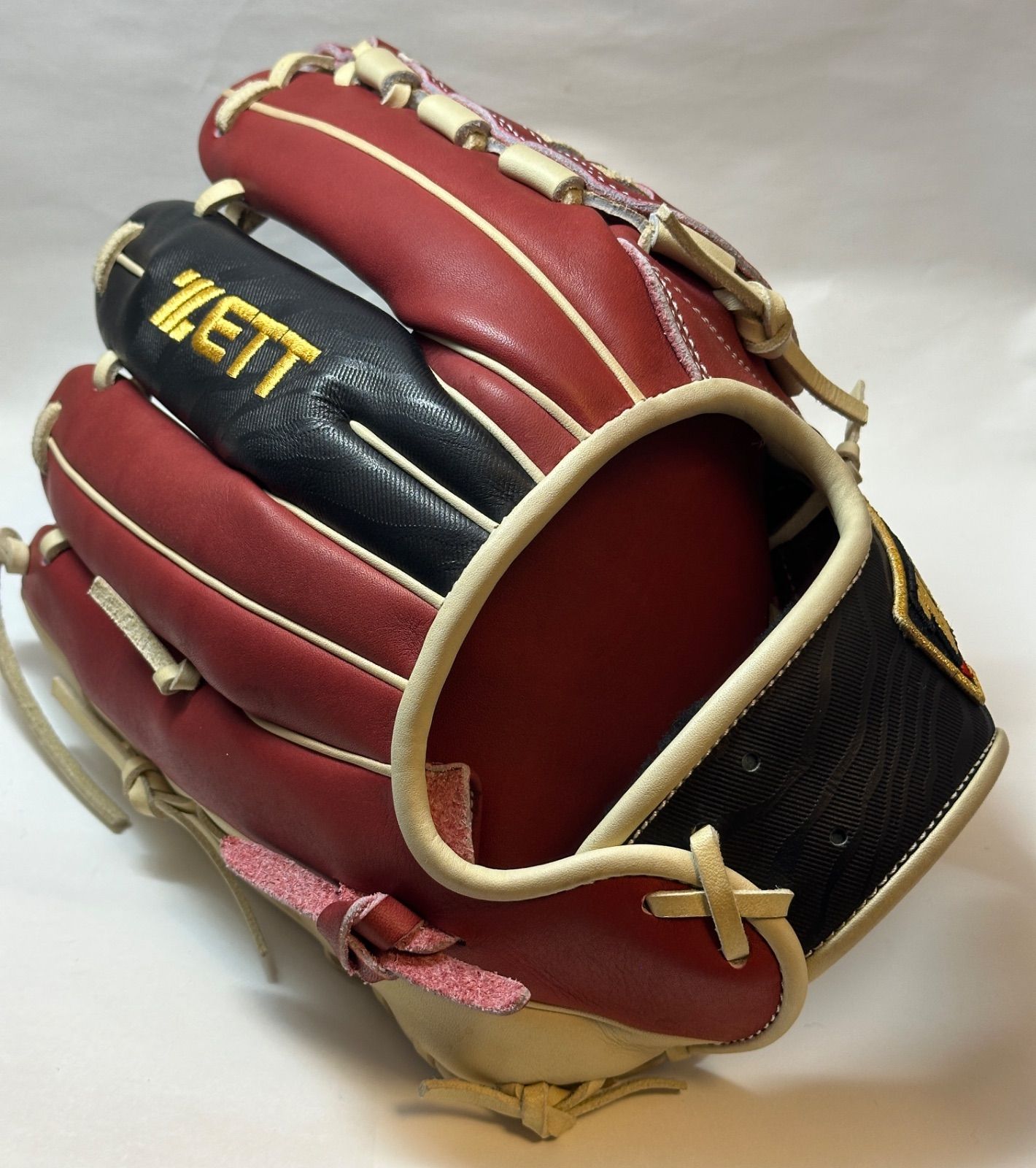 未使用 ZEET軟式グローブ 源田モデル Zett ゼット 軟式 グローブ 源田モデル ほぼ未使用 未型付け