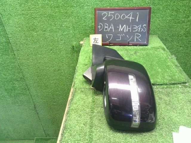 ワゴンＲ DBA-MH34S 左 助手席 ドアミラー サイドミラー ZED 847Y2-72MV4 イシザキ 72M3 自社品番250041