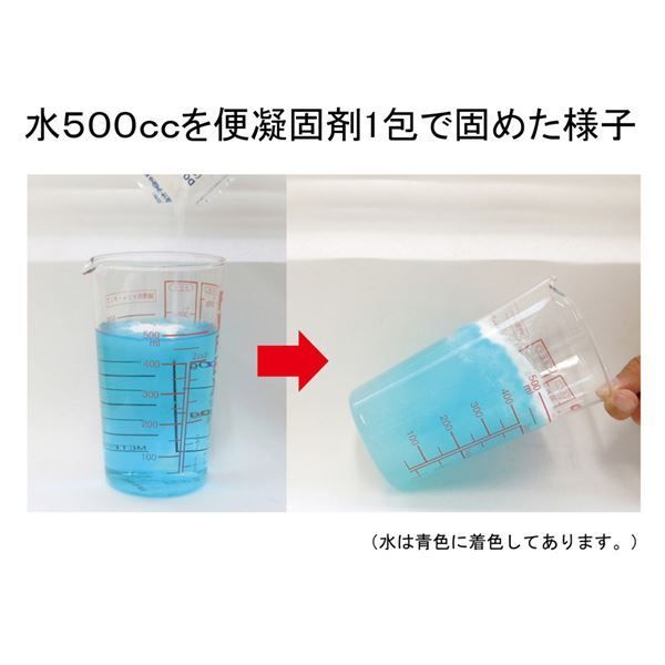 まとめ) ベンリー袋R/トイレ袋 【5枚入】 蓄便袋・便凝固剤・持ち運び