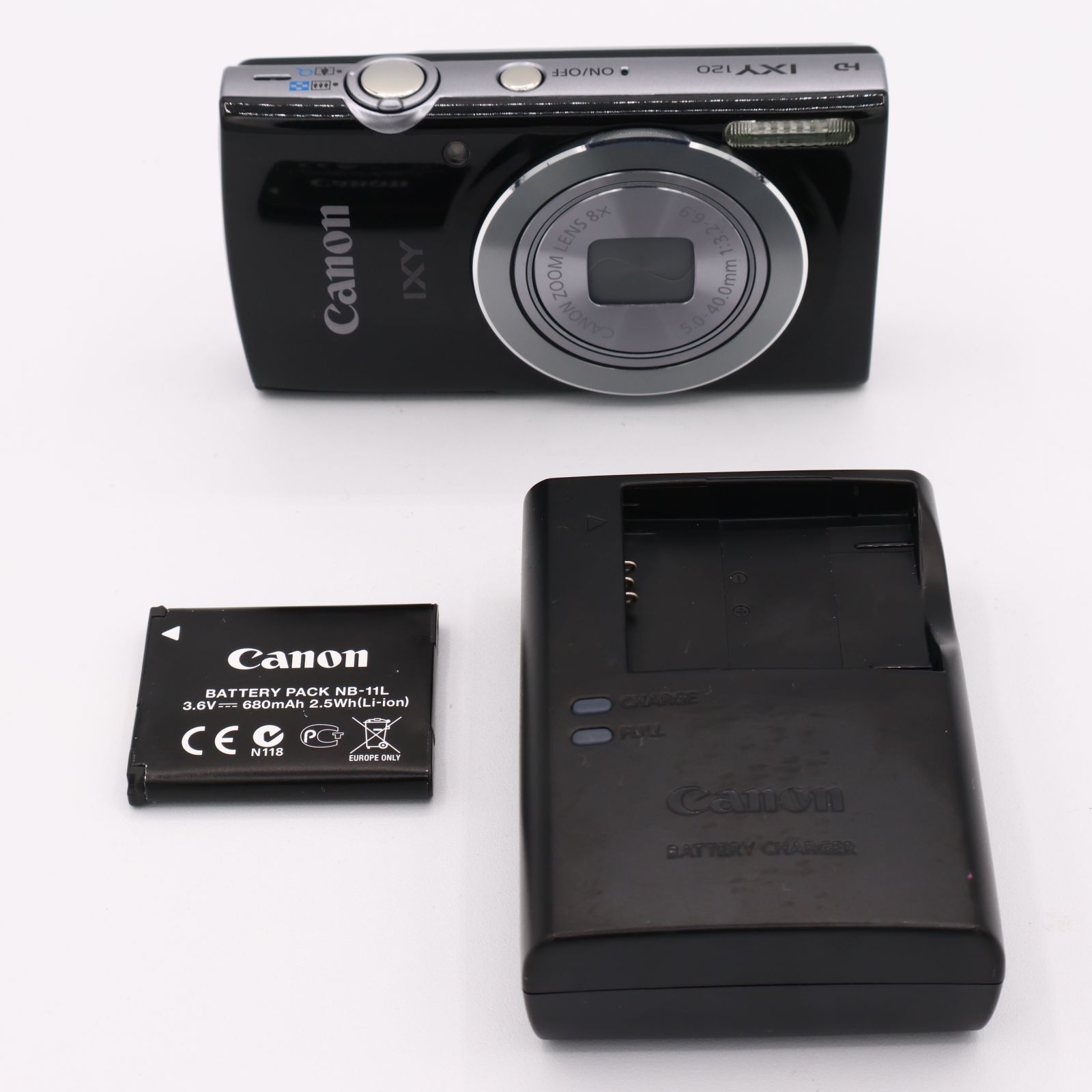 Canon デジタルカメラ IXY 120 光学8倍ズーム ブラック IXY120