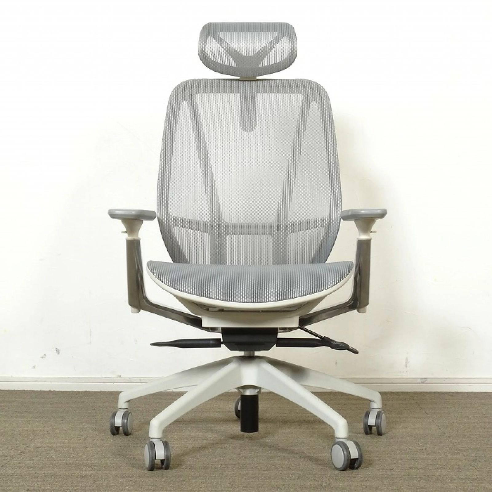 ◾︎SELUNO◾︎ 展示 Palmwork パームワーク パームワークチェア ヘッドレスト付き ホワイト 10万 v675