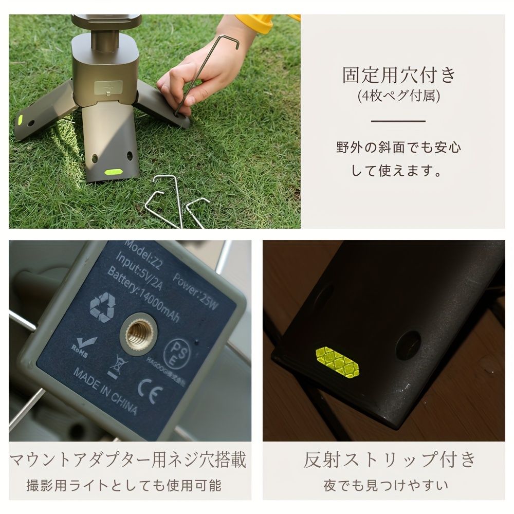 14000ｍAh 大容量電池