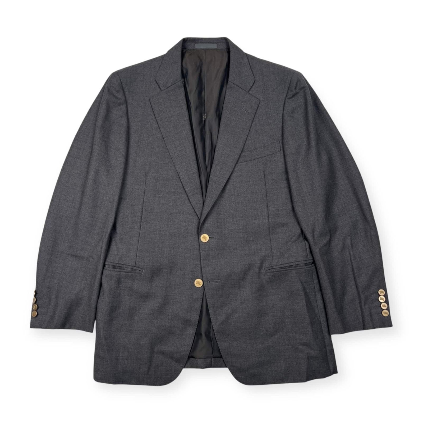 ScandrY80s 90s バーバリー テーラード ジャケット AB6 90s Burberrys バーバリー 2B テーラードジャケット 98-88