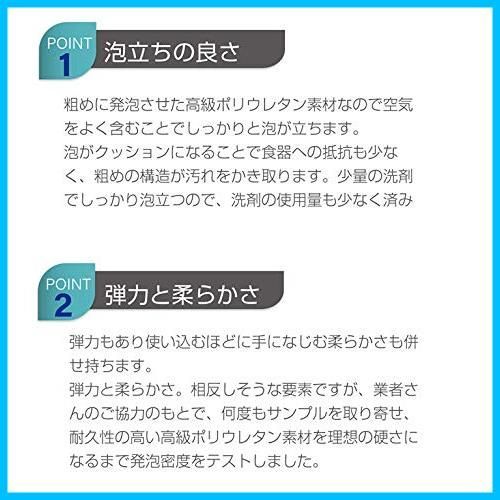 スポンジ革命 2個セット ブラック キッチンスポンジ SKLAD-KIRPICHA_RU