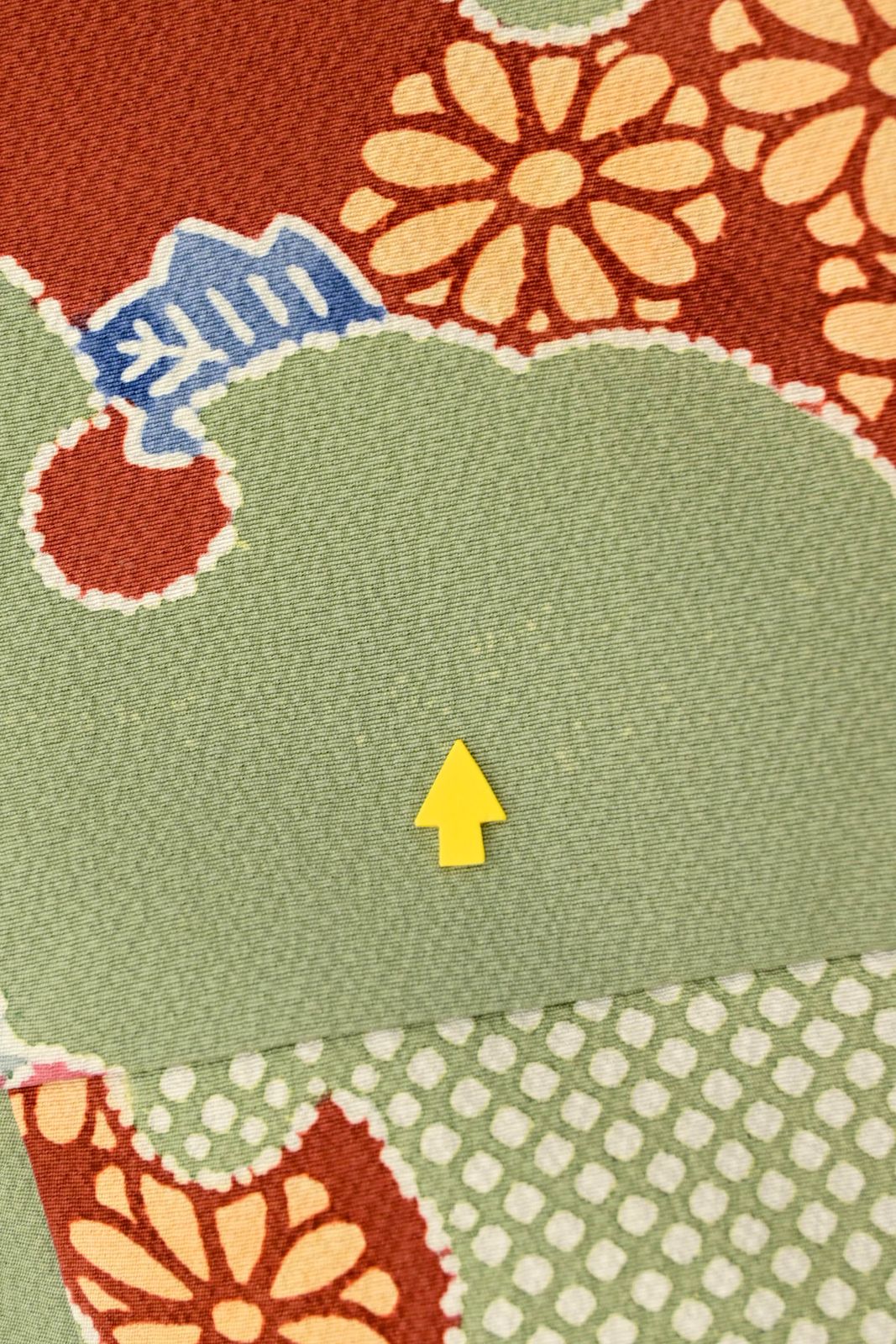 小紋 正絹】和染紅型｜お仕立て上がり｜中古品｜疋田彩花青海