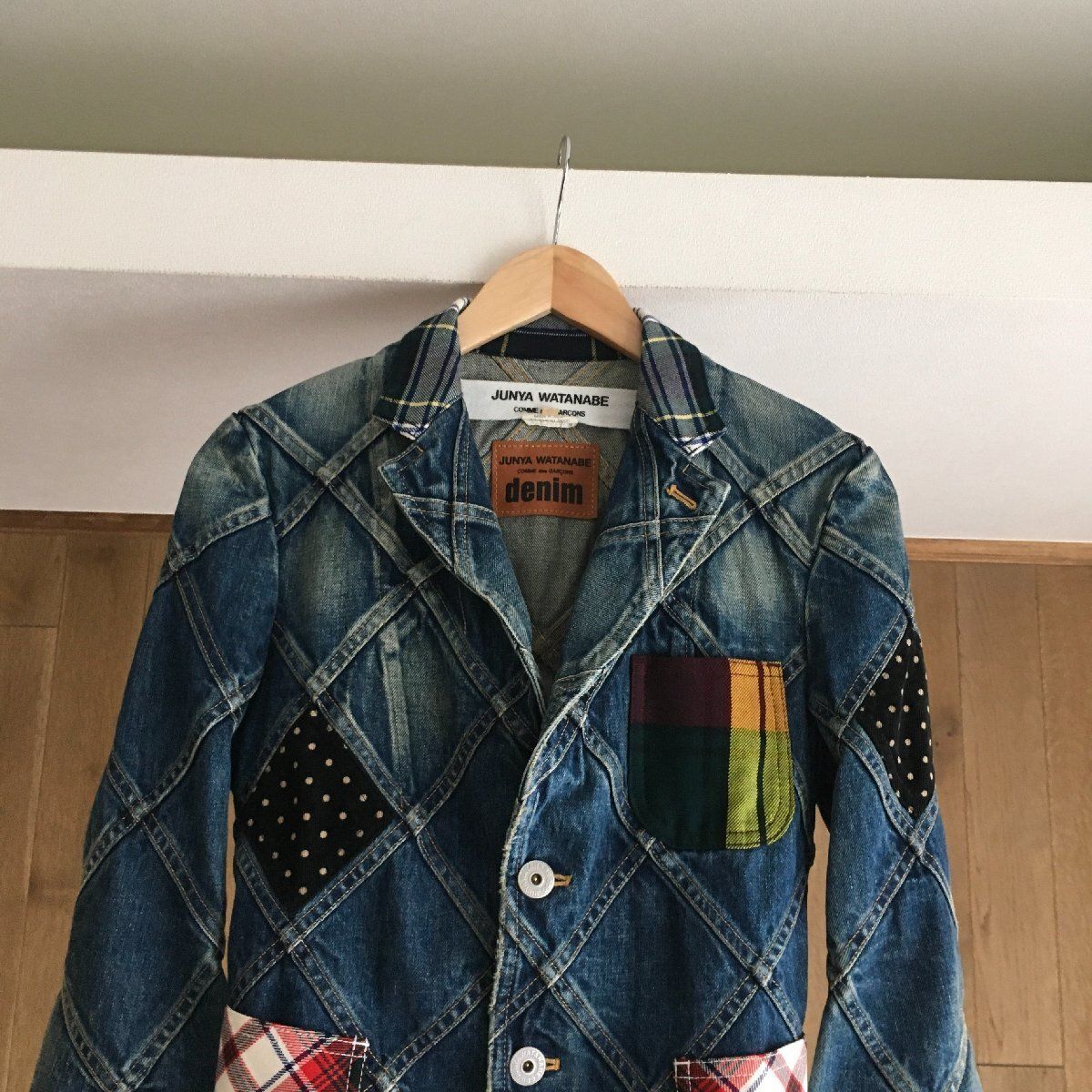 美品 JUNYA WATANABEジュンヤワタナベ コムデギャルソン 切り替え 